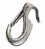 SPRING SNAP HOOK OPEN END, S2471, AISI316